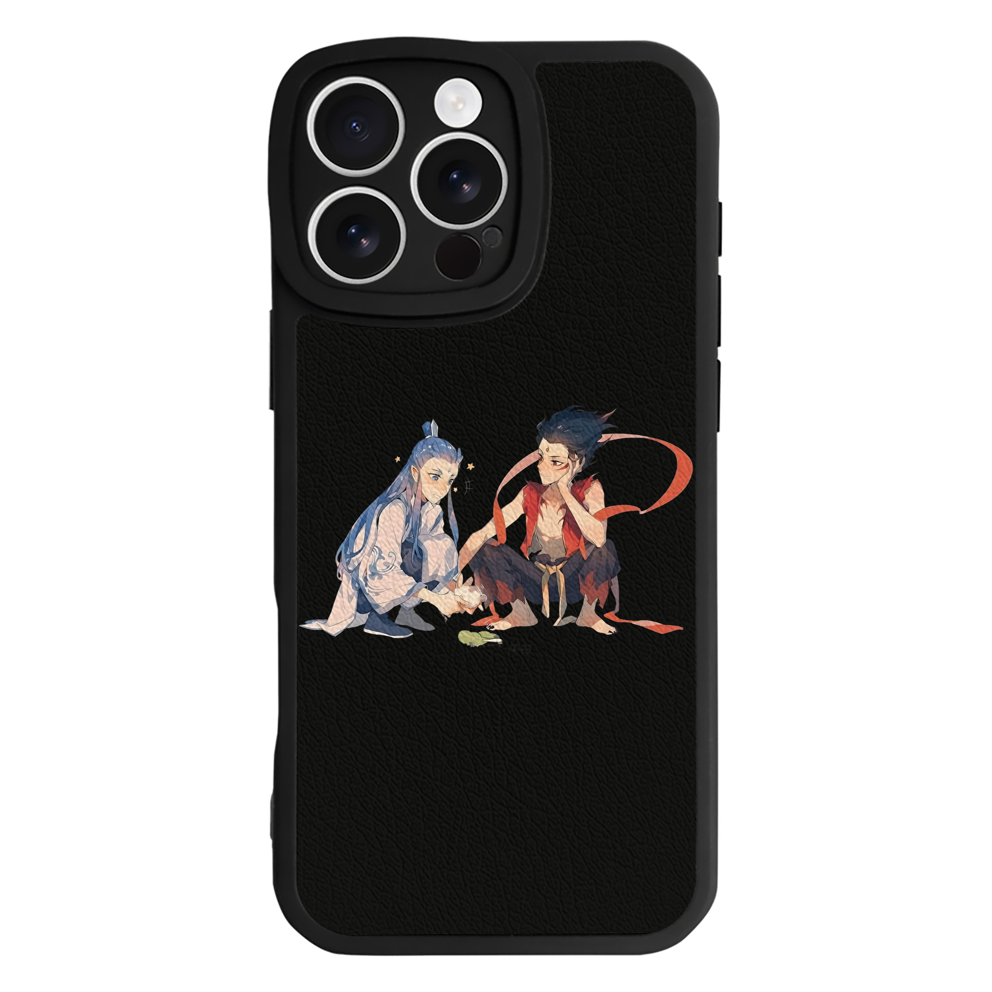 （画像用） Ne Zha 2 ナタ 魔童の大暴れ 【iPhone 16シリーズ対応】シリコンスマホケース（レザー調） 材質：シリコン